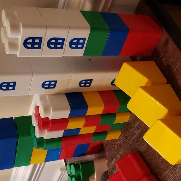 💖HP💖Rare! Vintage! MOLTO BLOCKS CITY (Part 1 of 2) 47 Pieces - Picture 3 of 12